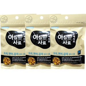 아침애 전연령 강아지 수제 소프트사료, 소화기능/췌장개선, 200g, 3개