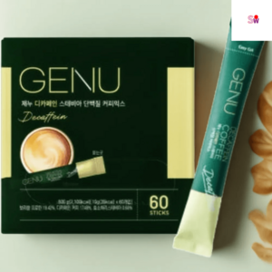 제누 디카페인 스테비아 단백질 커피믹스 10g x 60개입 1박스 재고 000ea, 1개, 600g