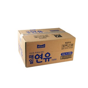 매일 연유 5kg 대용량 빙수재료 빙수연유 연유시럽, 1개