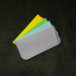 고급 비비드 네온 가죽 얇은 휴대용 안경 주머니 파우치 미니백 슬림 소프트 케이스 안경집