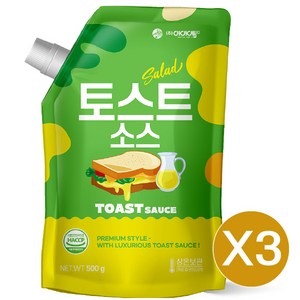 아이엠소스 토스트소스, 500g, 3개