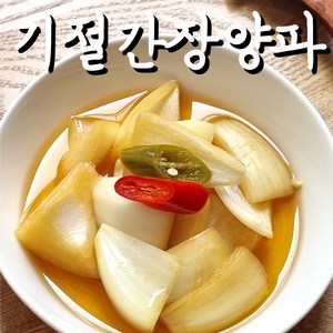 (기절반찬) 기절간장 양파장아찌 국산 양파 반찬, 500g, 2개