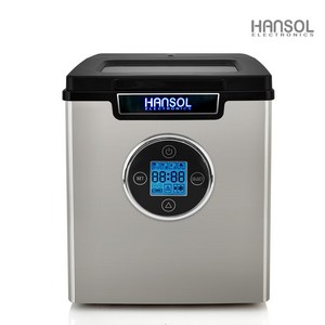 (한솔) 미니 제빙기 HSI-012KB 1.8리터 1일제빙 12Kg 급속제빙기 캠핑용