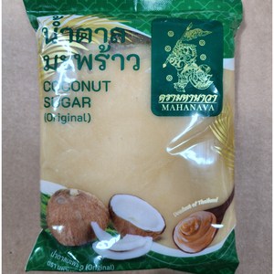 태국 코코넛 슈가 팜슈가 오리지널 coconut sugar 코코넛꽃액즙100% MAHANAVA, 1개, 500g