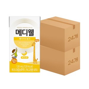 메디웰 페디아 드링크 미니 유아영양식, 120ml, 48개