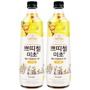 쁘띠첼 미초 파인애플 식초, 900ml, 2개