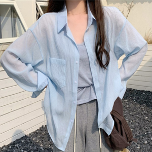 프롬하우스 여름 긴팔 셔츠 남방