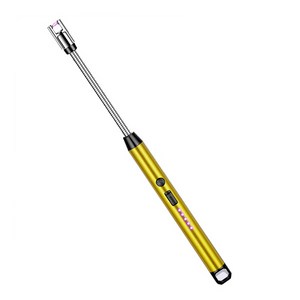 KC인증 USB충전식 점화기 전기라이터 캠핑 캔들 식당 점화스틱, 옐로, 1개