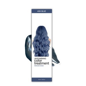 자연이랑 컬러 트리트먼트 60ml 15종 컬러별로 골라담기 (모발 손상없는 간편한 컬러 체인지), 4개, 애쉬 블루(Ash Blue)