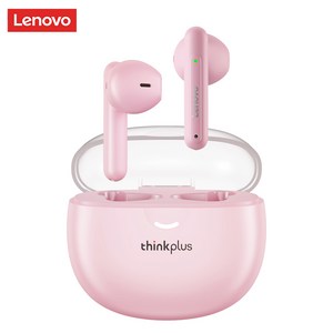 레노버 Lenovo LP1 PRO TWS 무선 블루투스 게이밍 HIFI 스테레오 이어폰, Pink