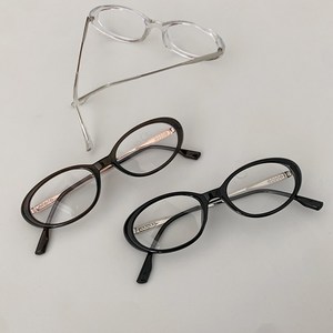 라운드 타원형 뿔테 캣츠아이 안경 gl-53 미로