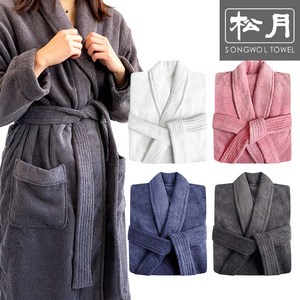 송월타월 프리미엄 바스로브 샤워가운 XL, 다크그레이, 1개