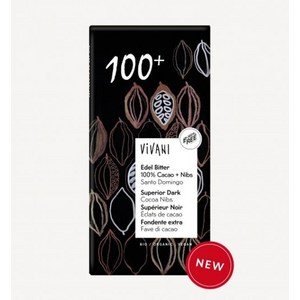 비바니 카카오닙스 100% 다크 초콜릿 80g Vivani, 1개