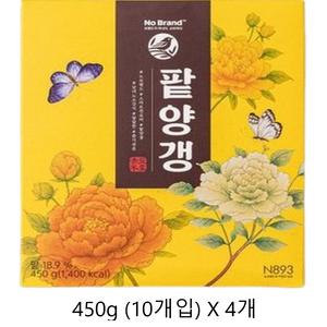 노브랜드 팥양갱 450g (45g x 10개입), 4개