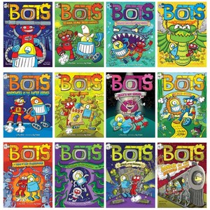 [콕서점] 더 봇츠 12권 세트 영어원서 챕터북 The Bots Collection, 더 봇츠 (12권 세트)