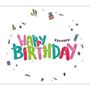 생일 파티 현수막 플랜카드 배너 어린이집 생일축하 현수막, H07