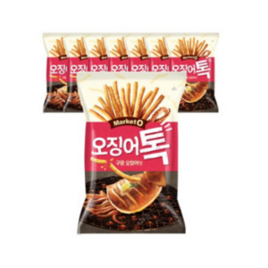 오리온 마켓오 오징어톡, 80g, 72개