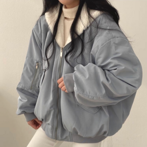 써니 여성 양면 항공점퍼 후드점프 패딩점프 퍼자켓