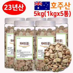 The큰나무 호주산 파바빈 콩 1kg 원물 23년산 햇 파바빈 수입사 직판 TV홈쇼핑 공급사, 5개