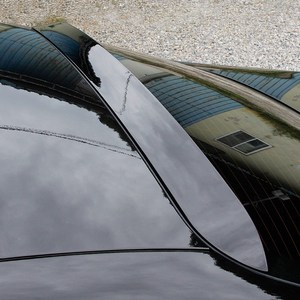 벤츠 E클래스 W214 리어 글라스윙 루프 스포일러 몰딩 호환 용품, W214 리어 글라스윙 (블랙) 1P