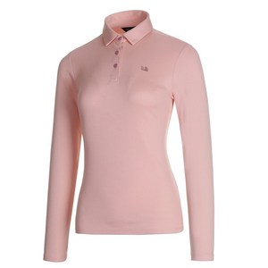 이동수 골프 여성 시그니처 베이직 긴팔 카라 티셔츠