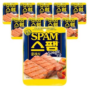 스팸 싱글 클래식, 80g, 10개