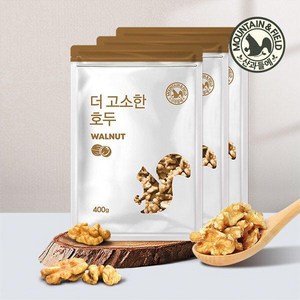 산과들에 24년산 햇 14태 호두 400g플러스400g플러스400g 총1.2kg, 3개