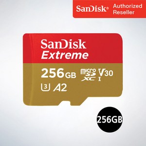 샌디스크 마이크로 SD카드 SDXC Extreme 익스트림 QXAV 256GB, 256기가
