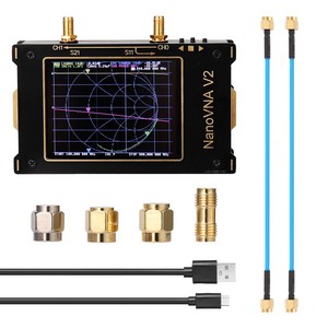 GoolRC 블랙 골드 에디션 3G VNA S-A-A-2 NanoVNA V2 짧은 HF VHF UHF 안테나 듀플렉서 3.2 인치 스크린 필터 배터리 출하 측정 할 수있다