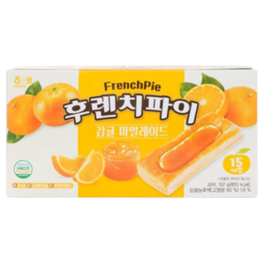 후렌치파이 감귤 마멀레이드 15p, 192g, 4개