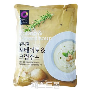 청정원 우리쌀 포테이토 & 크림수프, 1kg, 1개