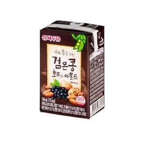 삼육두유 검은콩 호두와 아몬드, 140ml, 24개