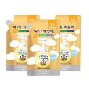 아이깨끗해 핸드워시 파우더향 리필, 450ml, 6개