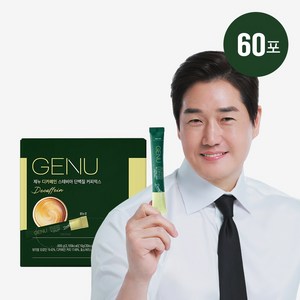 제누 스테비아 프로틴 단백질 커피믹스 디카페인 60포, 1개, 60개입, 10g