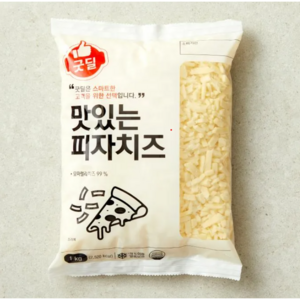 CJ 굿딜 맛있는 피자치즈 모짜렐라 1kg, 2개