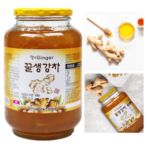 자연톡 고흥 웰빙 꿀 생강차 진저 청, 1세트, 1개입, 2kg