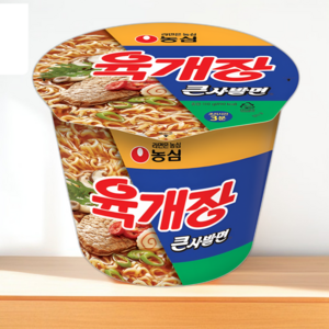 농심 육개장 큰사발 110g, 16개
