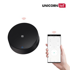 스마트공간 IoT 통합 리모컨 - 만능 IR 스마트리모컨 에어컨 TV 셋톱박스 원격제어, 1개