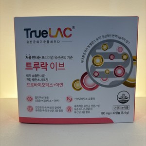 휴럼 트루락 이브 질 유래 유산균 장건강 1박스 프로바이오틱스, 30정, 180mg, 1개