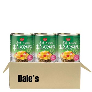 동원 후르츠칵테일 과일통조림, 836g, 3개