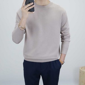 로코비전 부드러운 캐시미어 스판 니트 오버핏 비스코스 남자 스웨터