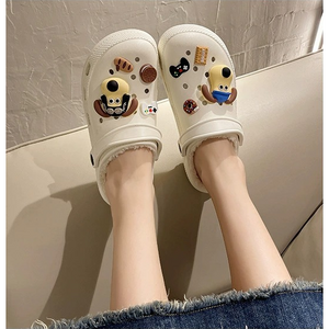 미노스토리 블라잉 쿠키 도그 겨울버전 털슬리퍼 3CM