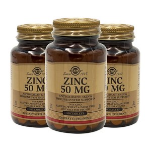 솔가 아연 50mg 타블렛, 100정, 3개