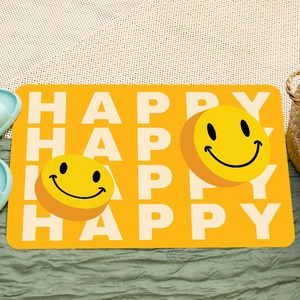 세어구트 굿스마일 빨아쓰는 규조토 발매트 40*60cm, HAPPY*4