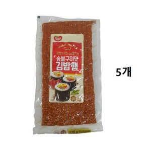 동원 숯불구이 김밥햄 120g 숯불구이맛, 5개