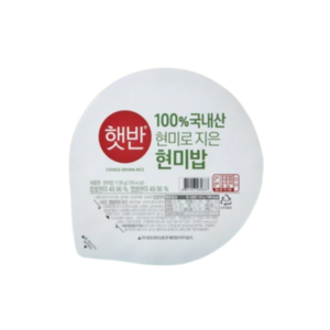 햇반 100% 현미로 지은밥, 130g, 24개