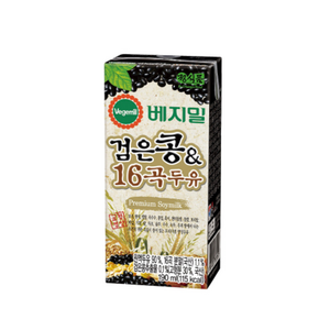 베지밀 검은콩 & 16곡 두유, 190ml, 16개