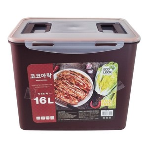 코코아락 진공밀폐 김치통, 1개, 16L