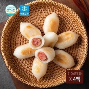 영자소떡 쫄깃탱탱 소세지 오리지널 210g x 4팩, 4개