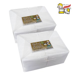 뽀닥 청소용부직포 막대걸레 물걸레 도톰한민무늬레이온 300X230 200매 (고급형)